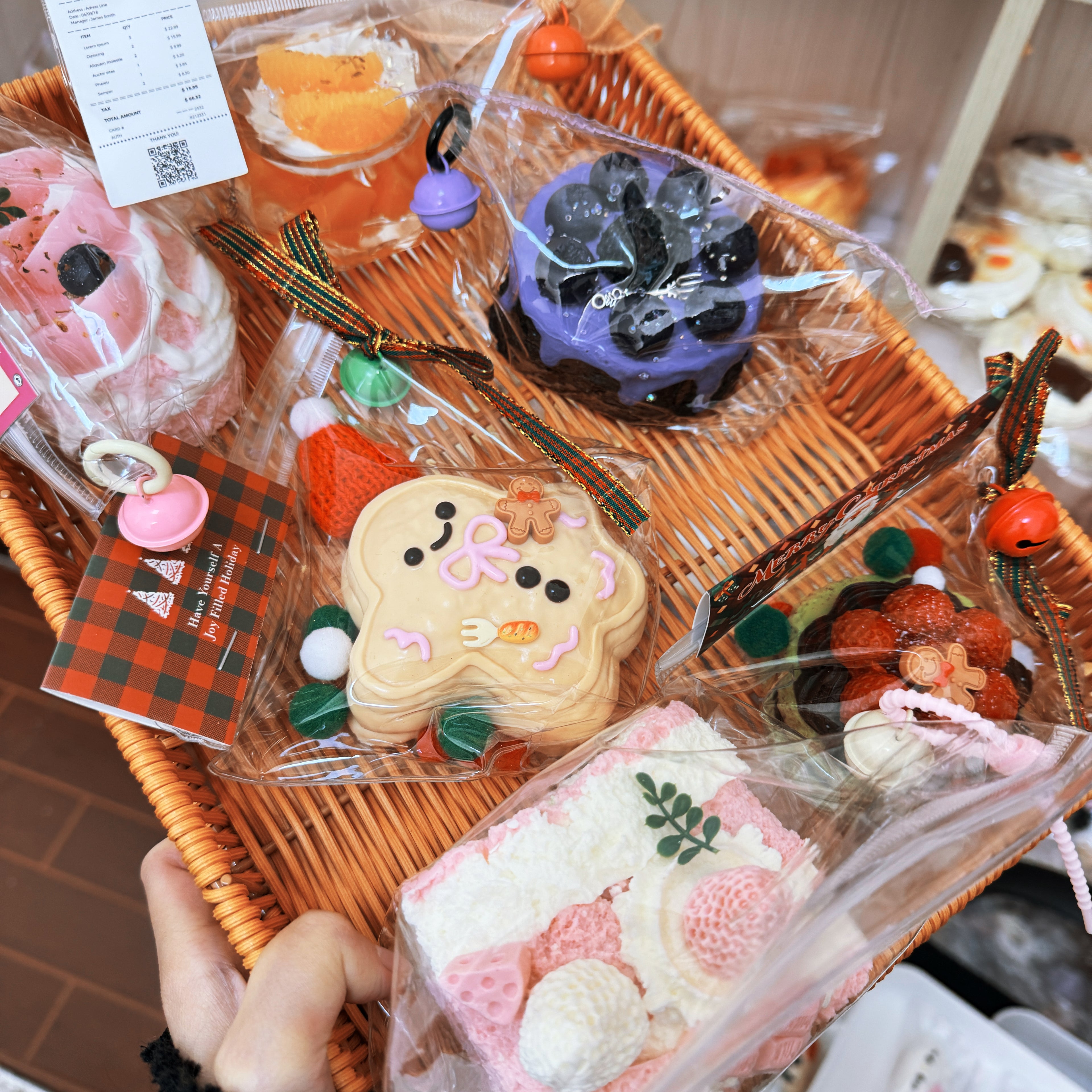 A/B/C/D - DlY Kawaii Squishy Cake -Handmade Stress Relief Toys forGirls | Buy 2+ for TikTok Live Lucky Draw | Slow Rebound,Perfect Gift for Her