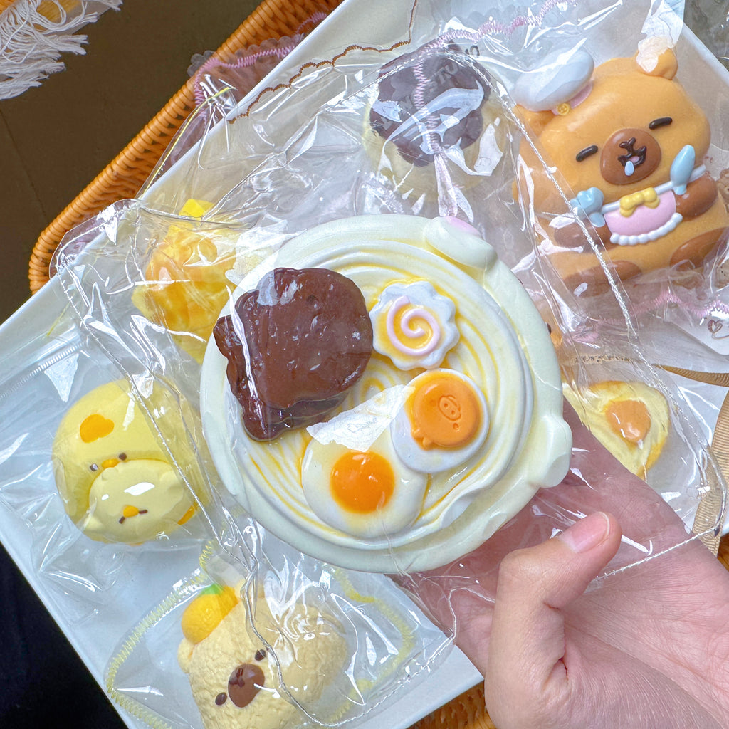 A/B/C/D - DlY Kawaii Squishy Cake -Handmade Stress Relief Toys forGirls | Buy 2+ for TikTok Live Lucky Draw | Slow Rebound,Perfect Gift for Her