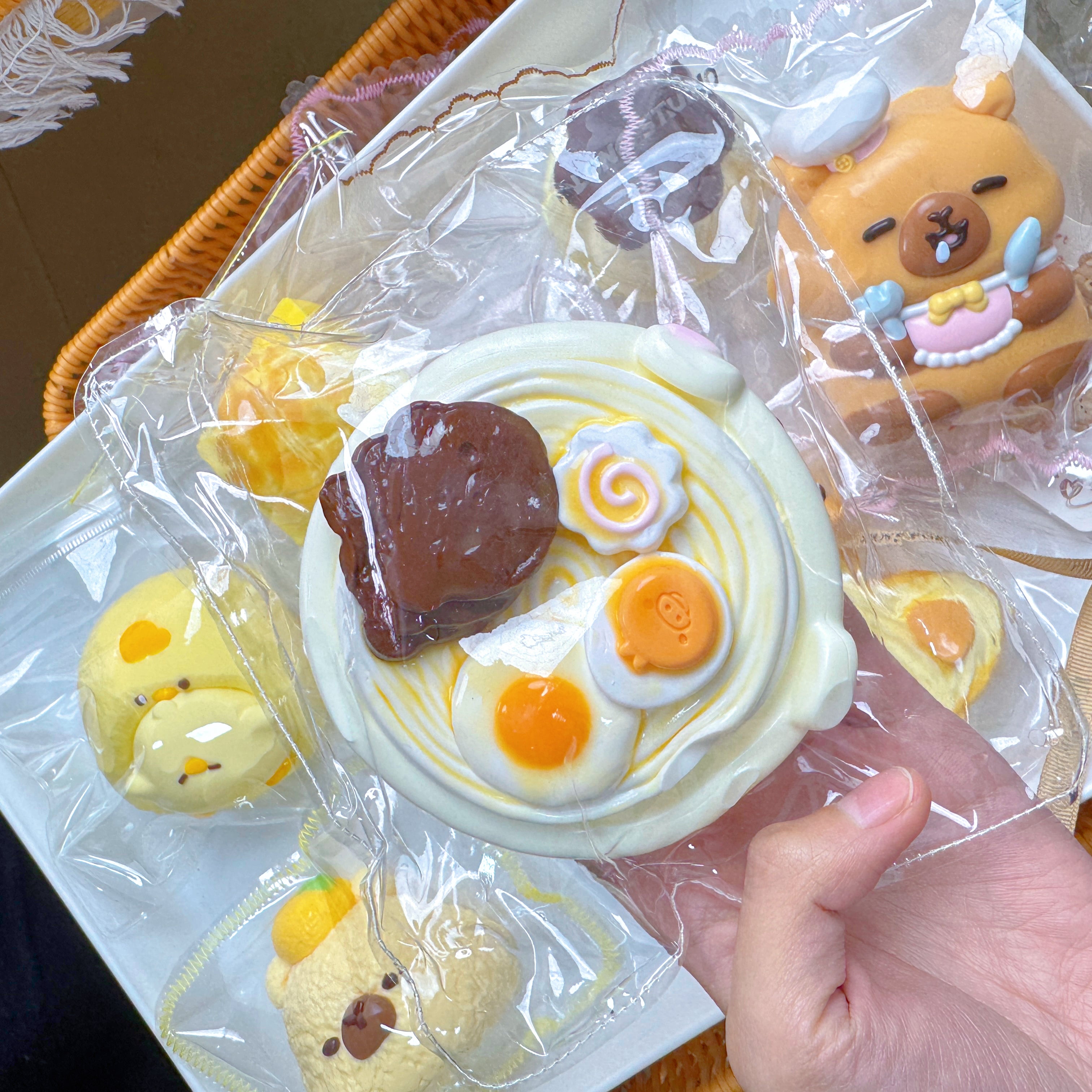 A/B/C/D - DlY Kawaii Squishy Cake -Handmade Stress Relief Toys forGirls | Buy 2+ for TikTok Live Lucky Draw | Slow Rebound,Perfect Gift for Her